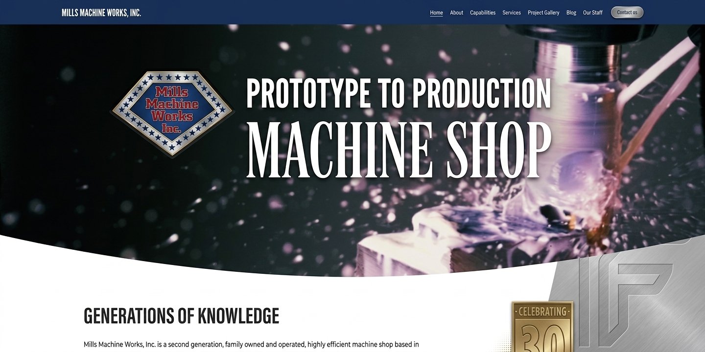 Mills Machine Works Precision Machine Shop